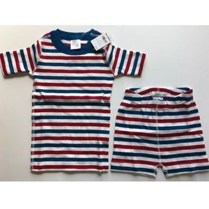 Hanna Andersson “Fourth of July Stripe” Short John Pajamas